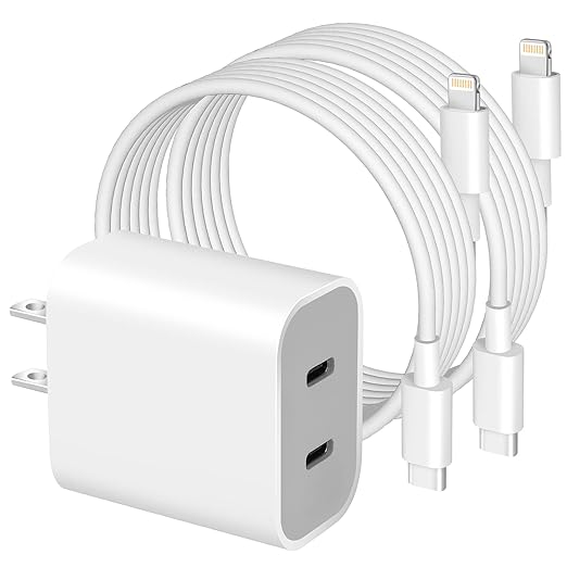 CARGADOR DOBLE IPHONE LIGHTNING